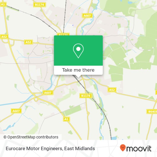 Eurocare Motor Engineers map