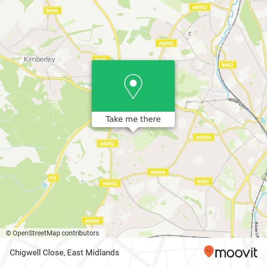 Chigwell Close map
