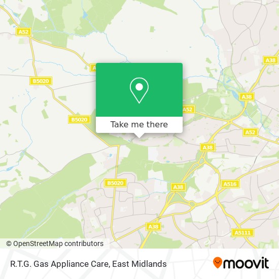 R.T.G. Gas Appliance Care map