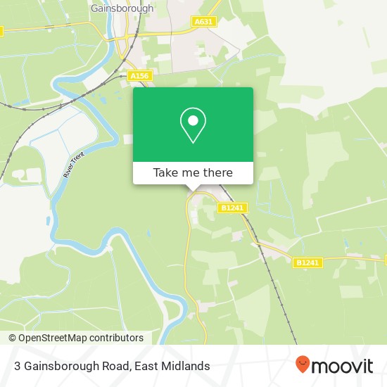 3 Gainsborough Road map