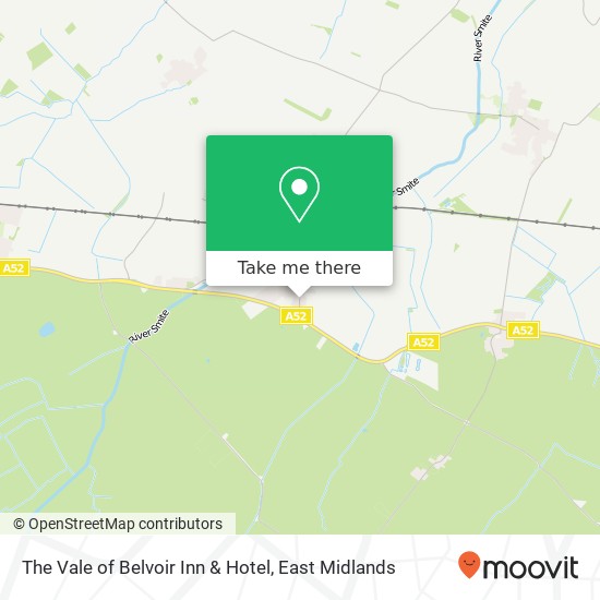 The Vale of Belvoir Inn & Hotel map