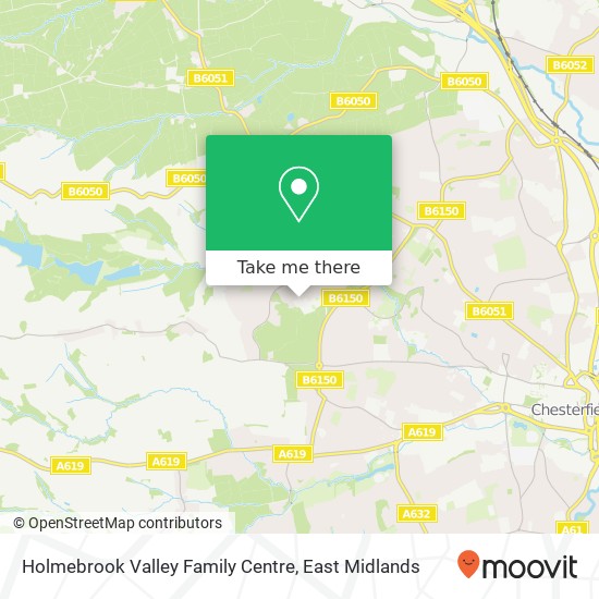 Holmebrook Valley Family Centre map