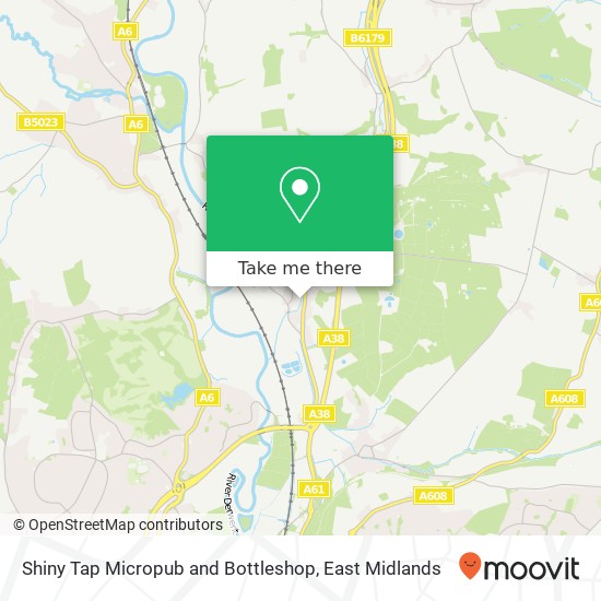 Shiny Tap Micropub and Bottleshop map
