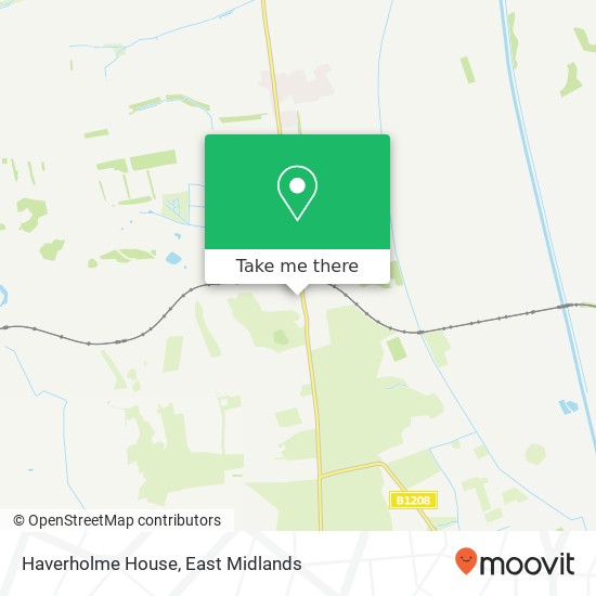 Haverholme House map