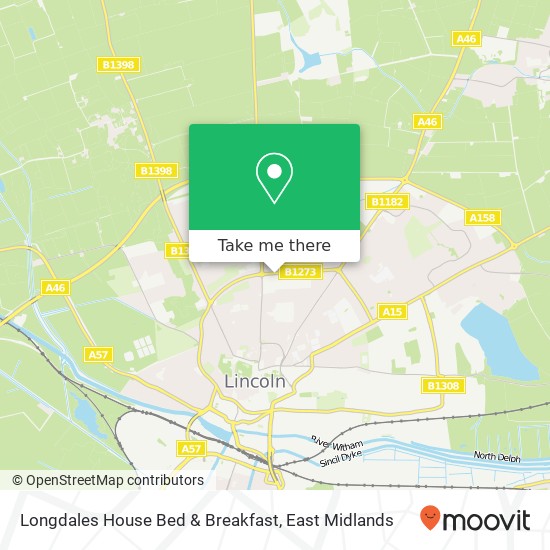 Longdales House Bed & Breakfast map