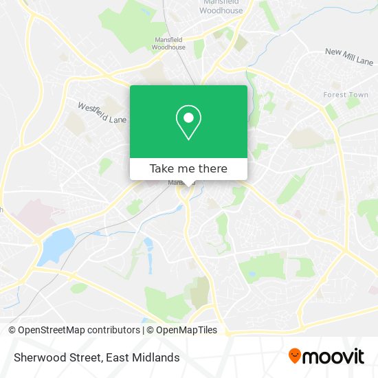 Sherwood Street map