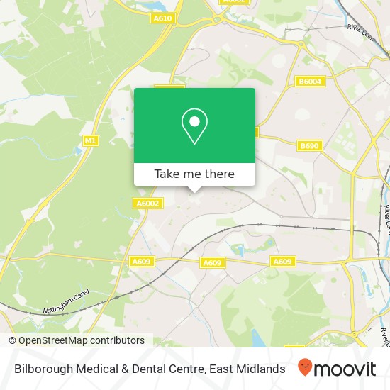 Bilborough Medical & Dental Centre map
