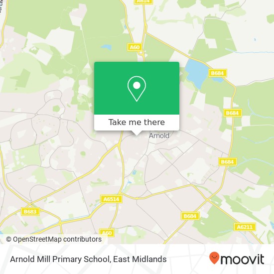 Arnold Mill Primary School map