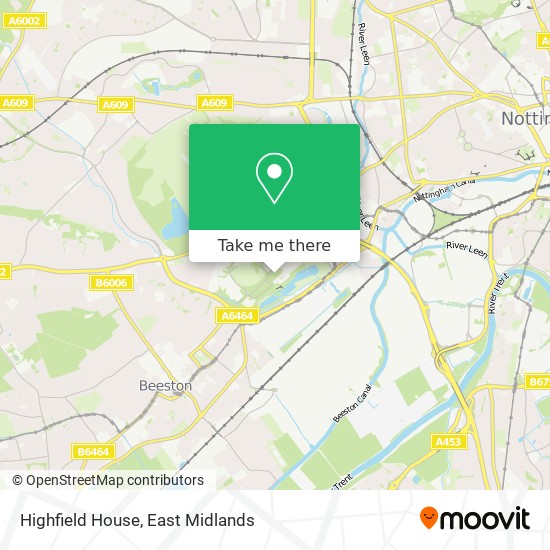 Highfield House map