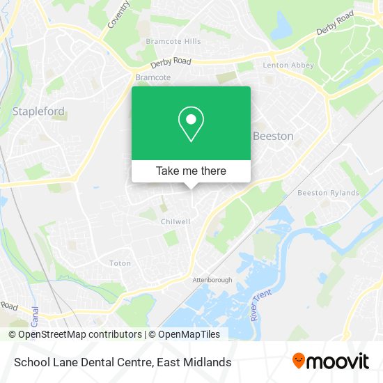 School Lane Dental Centre map