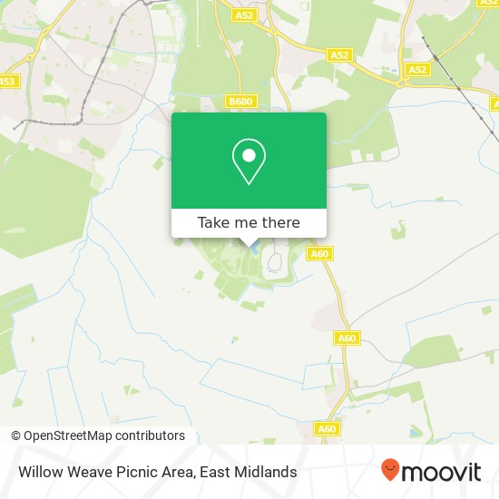 Willow Weave Picnic Area map