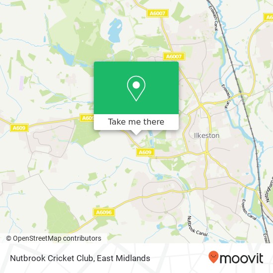 Nutbrook Cricket Club map