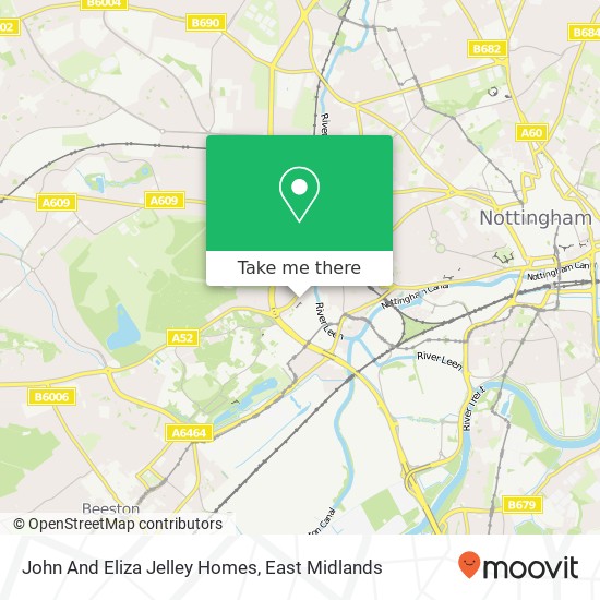 John And Eliza Jelley Homes map