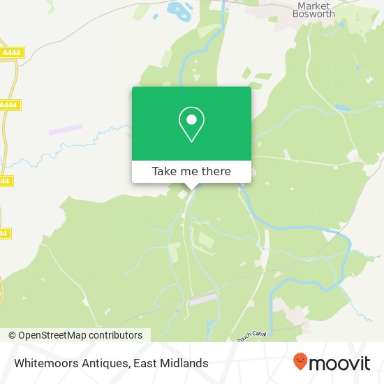 Whitemoors Antiques map