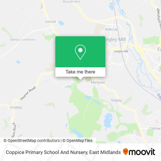 Coppice Primary School And Nursery map