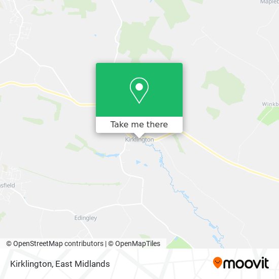 Kirklington map