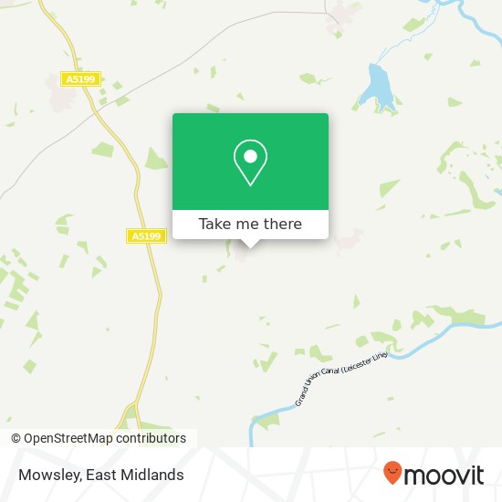 Mowsley map