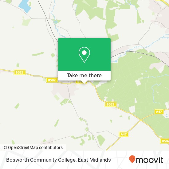 Bosworth Community College map