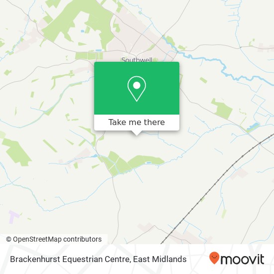 Brackenhurst Equestrian Centre map
