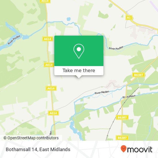 Bothamsall 14 map