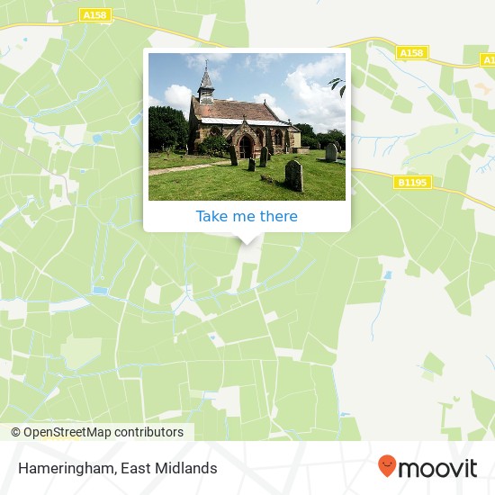 Hameringham map