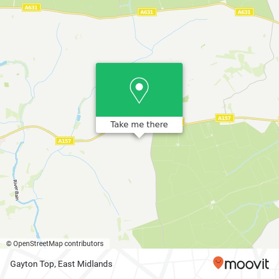 Gayton Top map