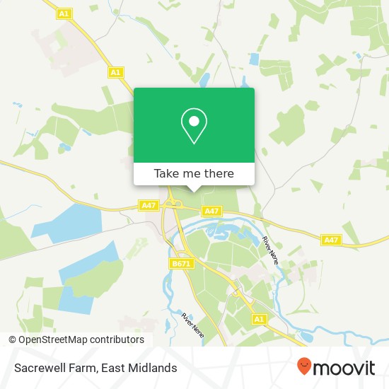 Sacrewell Farm map