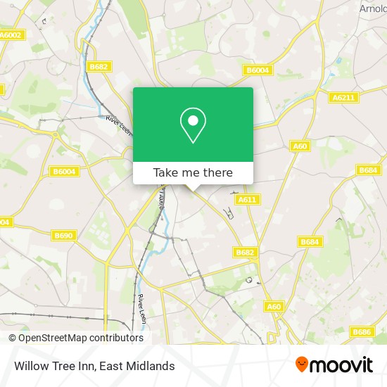 Willow Tree Inn map