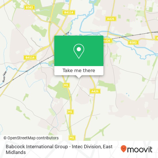 Babcock International Group - Intec Division map