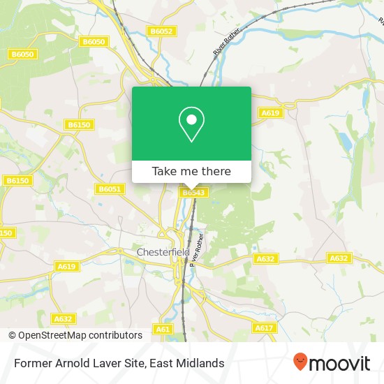Former Arnold Laver Site map