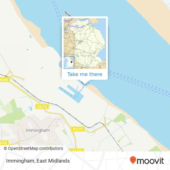 Immingham map