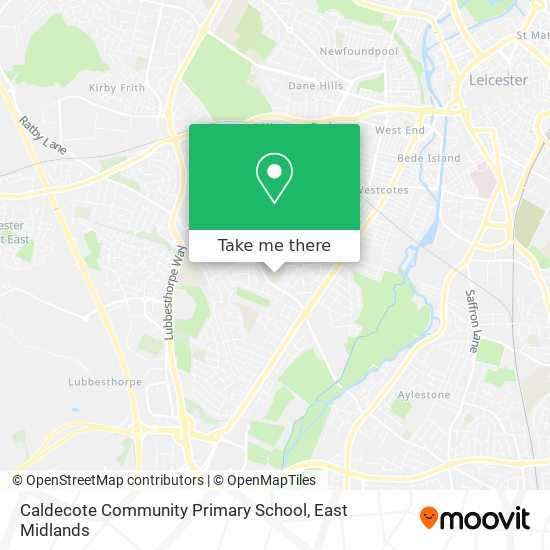 Caldecote Community Primary School map