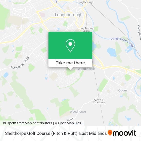 Shelthorpe Golf Course (Pitch & Putt) map