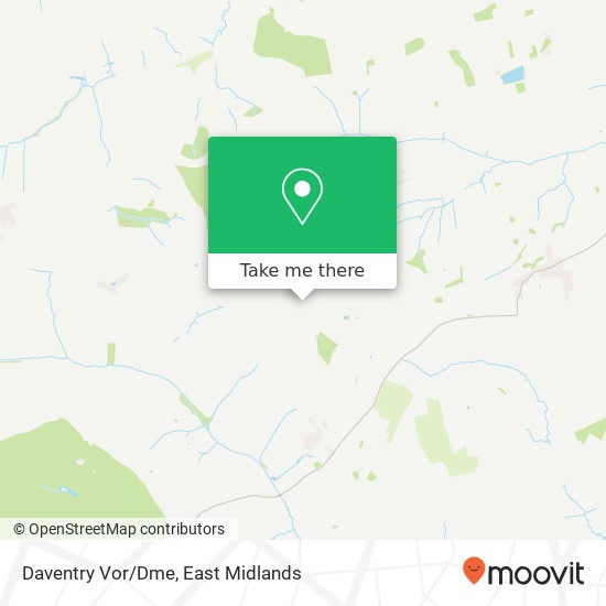 Daventry Vor/Dme map