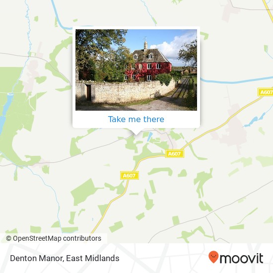 Denton Manor map