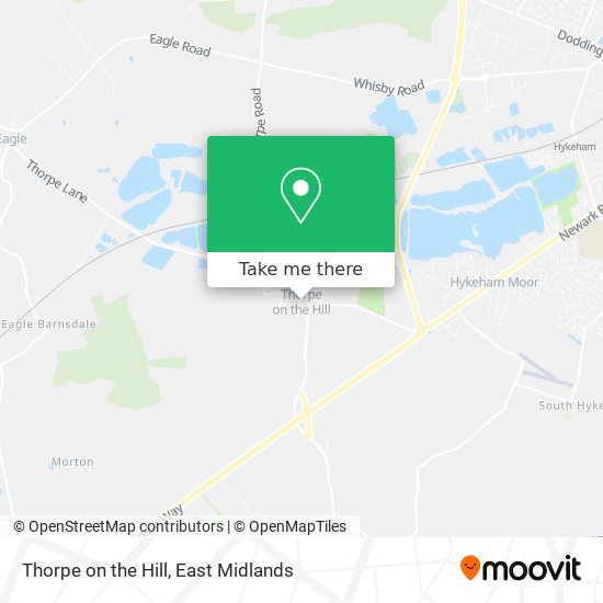 Thorpe on the Hill map