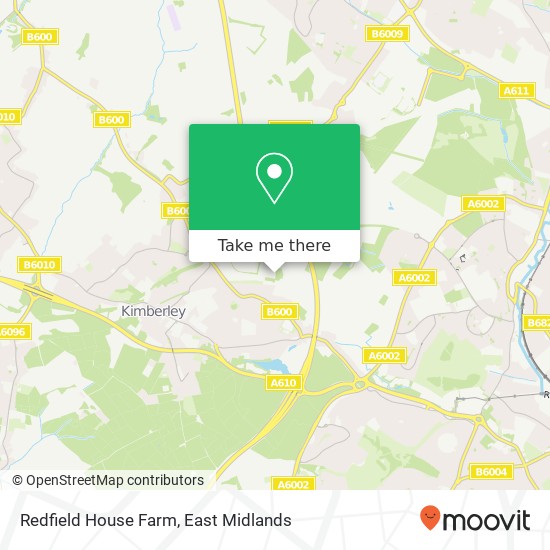 Redfield House Farm map