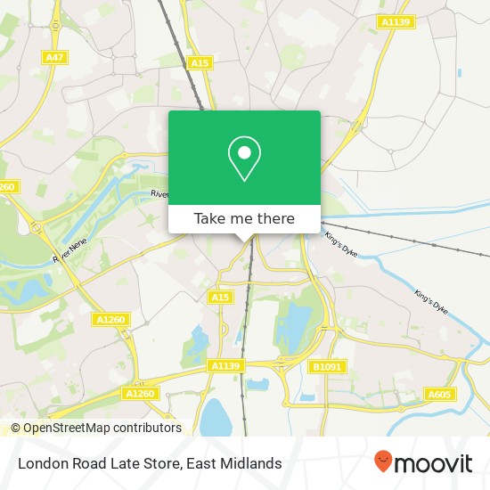 London Road Late Store map