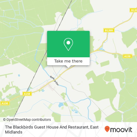 The Blackbirds Guest House And Restaurant map