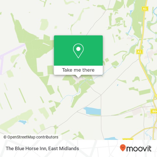 The Blue Horse Inn map