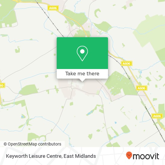 Keyworth Leisure Centre map