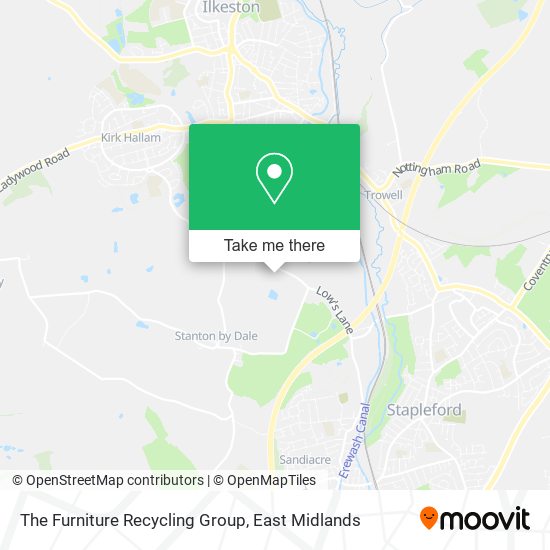 The Furniture Recycling Group map