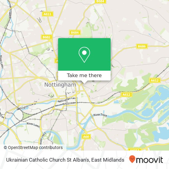 Ukrainian Catholic Church St Alban's map