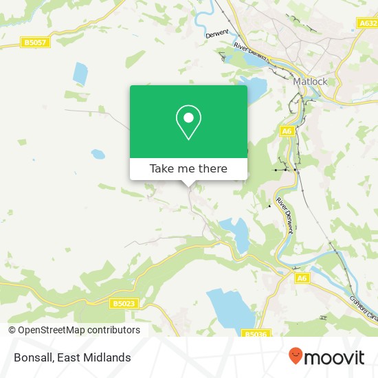 Bonsall map