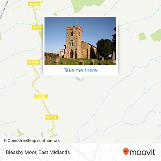 Bleasby Moor map