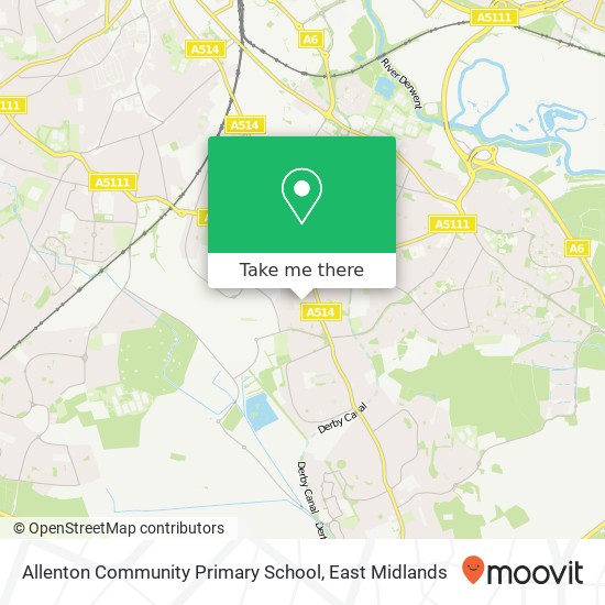 Allenton Community Primary School map