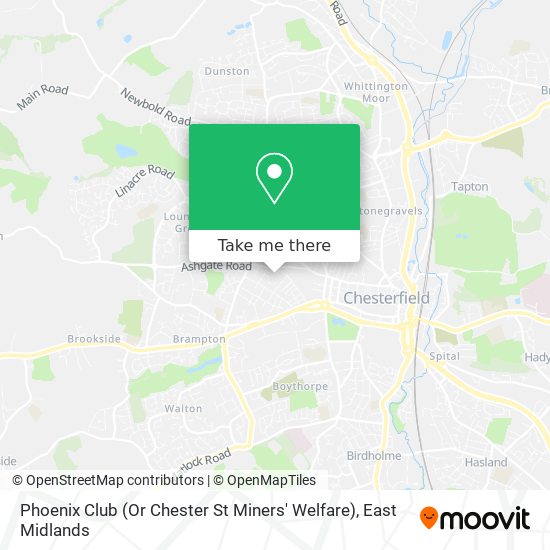 Phoenix Club (Or Chester St Miners' Welfare) map