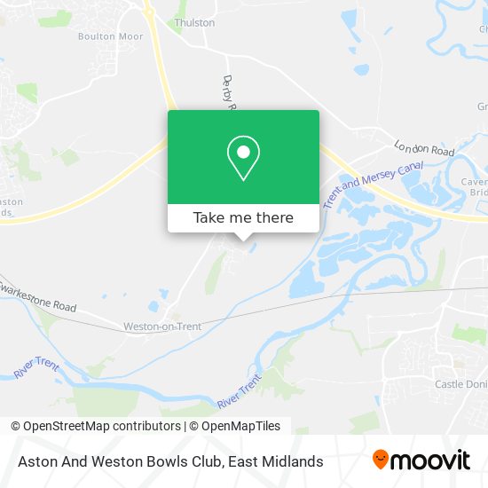 Aston And Weston Bowls Club map