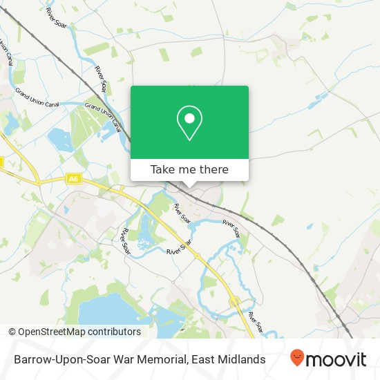 Barrow-Upon-Soar War Memorial map