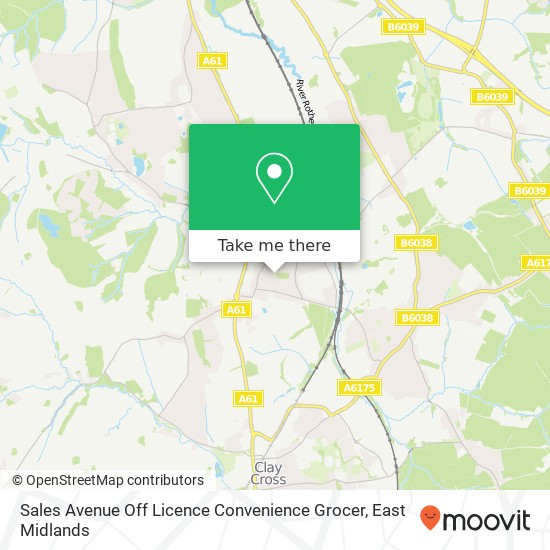 Sales Avenue Off Licence Convenience Grocer map